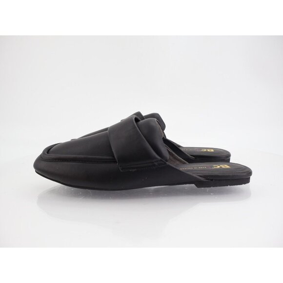 BC Footwear Brunch Date Mule Black Vegan Flat Born in California Size 10 - Picture 4 of 9